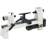 Torno de Sobremesa Shop Fox W1704 1/3 HP con Juego de Pinzas de Resorte Big Horn 19053C de 3 Piezas 8 Pulgadas
