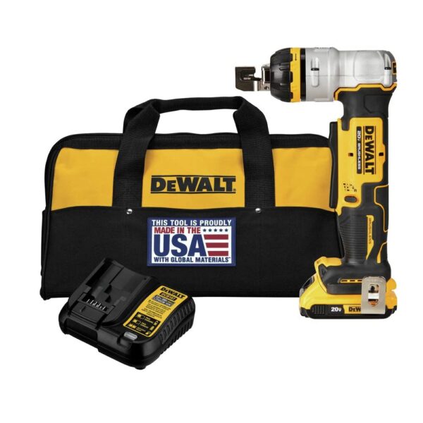 DEWALT Kit de cortador de alambre MAX XR de 20 V, corta acero al carbono y alambre de acero inoxidable, inalámbrico, bat