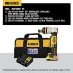 DEWALT Kit de cortador de alambre MAX XR de 20 V, corta acero al carbono y alambre de acero inoxidable, inalámbrico, bat