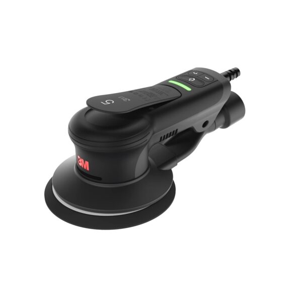 3M Xtract Lijadora Orbital Aleatoria Eléctrica, Ergonómica y Ligera ROS, 88760, 6 pulgadas, Aspiración Central, Órbita d