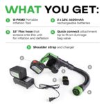 Herramienta de Inflado IDL Packaging G-PAM2 para Bolsas de Estiba CargoTuff Batería 6600 mAh Verde