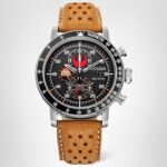 Reloj Citizen Eco-Drive Star Wars Piloto Rebelde CA0761-06W Acero Inoxidable Correa de Cuero Naranja 44mm Resistente al