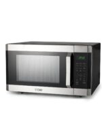 COMMERCIAL CHEF Microondas de 1.6 pies cúbicos con 10 niveles de potencia, microondas pequeño con tirador y cerradura de