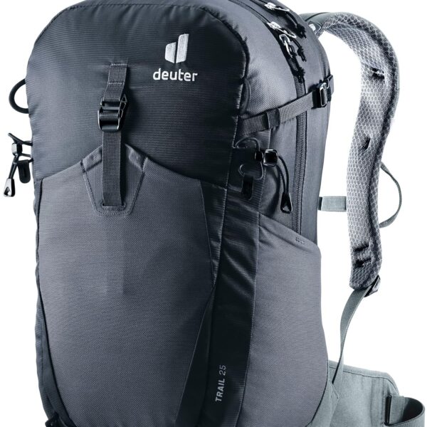 Mochila de Senderismo Deuter Trail 25L Negro Sistema Airstripes Material Reciclado