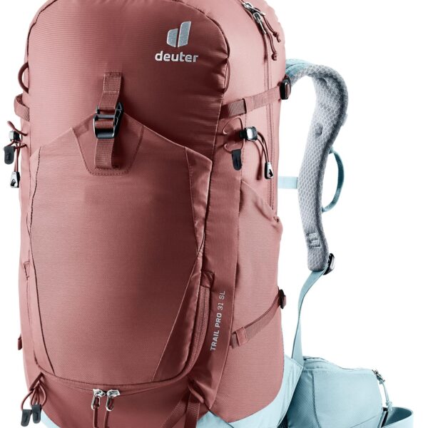 Mochila Deuter Trail Pro 31L SL Mujer Senderismo Sistema Airstripes Caspia Dusk