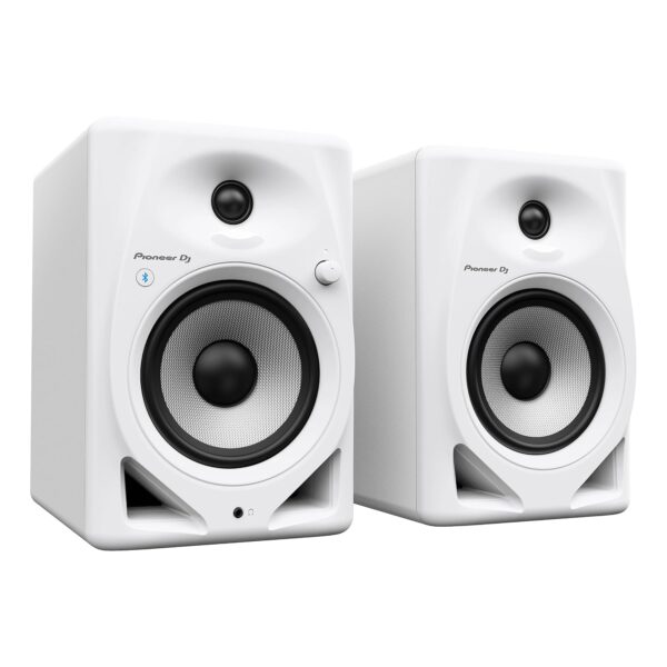 Pioneer DJ DM-50D-BT-W Par De Altavoces De Monitor Activo De Escritorio De 5 Pulgadas Con Bluetooth - Blanco