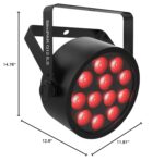 Par de LED cuádruple de bajo perfil y alto rendimiento (RGBA) compatible con ILS