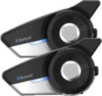 Sistema de Comunicación Bluetooth Sena 20S EVO HD 20S-EVO-11D con Intercomunicador de Malla Dual Pack Negro