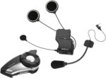 Sistema de Comunicación Bluetooth Sena 20S EVO HD 20S-EVO-11D con Intercomunicador de Malla Dual Pack Negro