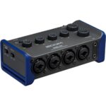Zoom Interfaz de audio USB AMS-44 para músicos y podcasters, con 4 entradas, 4 salidas, Loopback, monitoreo directo, ali