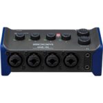 Zoom Interfaz de audio USB AMS-44 para músicos y podcasters, con 4 entradas, 4 salidas, Loopback, monitoreo directo, ali