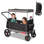 Vagón Cochecito Radio Flyer Trav'ler Modelo 3974Z Plegable con Toldo UV Capacidad 120 Libras
