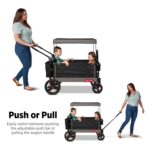 Vagón Cochecito Radio Flyer Trav'ler Modelo 3974Z Plegable con Toldo UV Capacidad 120 Libras
