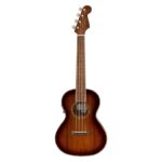 Fender Montecito - Ukelele tenor, con borde sombreado, con bolsa para conciertos