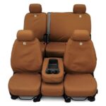 Fundas de Asiento Covercraft Carhartt SeatSaver SSC3484CABN para Ram 2500 3500 2019-2024 Banco 40 20 40 Marrón
