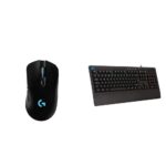 Combo Logitech G Mouse Inalámbrico para Juegos G703 Lightspeed con Sensor Hero 25K y Teclado para Juegos G213 Prodigy RG