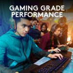 Combo Logitech G Mouse Inalámbrico para Juegos G703 Lightspeed con Sensor Hero 25K y Teclado para Juegos G213 Prodigy RG