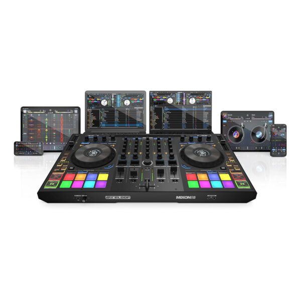 Controlador DJ Reloop Mixon 8 Pro 4 Canales Negro