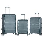 Maleta Rígida Rockland Vienna F248-GREEN Juego de 3 Piezas Verde con Ruedas Giratorias