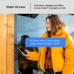 Lockly Secure Plus - Cerradura de puerta inteligente, entrada sin llave con huella digital y tarjeta RFID, teclado PIN G