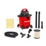 CRAFTSMAN CMXEVBE18690 aspiradora húmeda-seca de 9 galones, 4.25 HP máximos, portátil para taller, húmeda y seca con fil