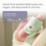 Monitor para Bebé Owlet Dream Duo Gen 2 PS04NMBBJ Cámara de Video HD y Calcetín Inteligente Menta