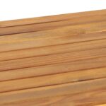 Juego de Chat Christopher Knight Home Annisa 316252 4 Piezas Madera de Acacia Acabado Teca Cojines Beige