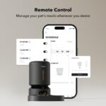 Comedero Automático para Gatos y Perros PETLIBRO PLAF103-DT con Cámara HD 1080P Wi-Fi Bandeja Doble 5 Litros Negro
