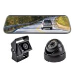 Espejo Retrovisor Digital Brandmotion FVMR-1160 Pantalla 9.66 Pulgadas con Cámara de Carga y Cámara Trasera Visión Noctu