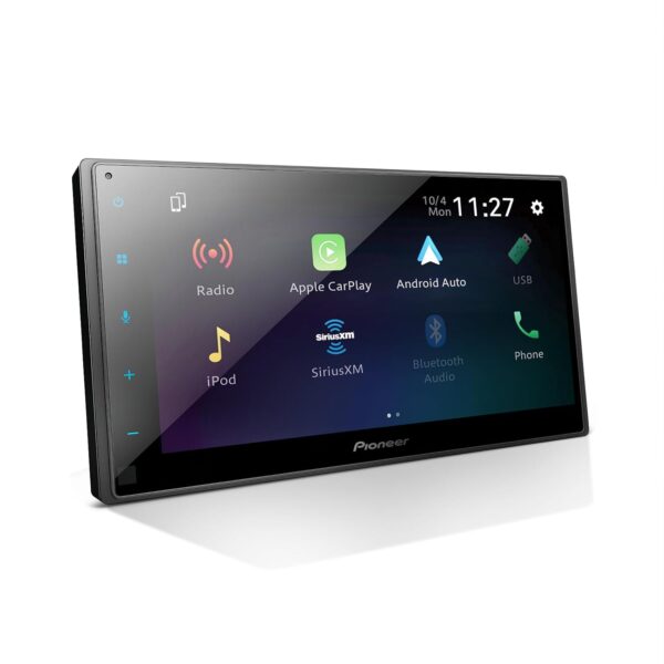 Autoestéreo Pioneer DMH-W2770NEX Pantalla Táctil Capacitiva 6.8 Pulgadas Doble DIN Apple CarPlay Android Auto Bluetooth