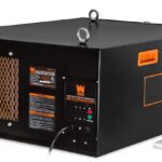 WEN AF1270 Sistema de filtración de aire de resistencia industrial de 4.2 amperios y 3 velocidades controlado a distanci