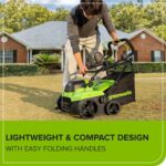 Escarificador Aireador Greenworks 40V DHF410 38.1 cm 15 pulgadas con batería 5.0Ah y cargador rápido