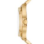 Reloj Michael Kors Lennox MK7284 Mujer Acero Inoxidable Dorado 43 mm Pavé Estampado Guepardo