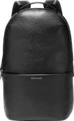 Mochila Cole Haan Triboro F12122 para Hombre Color Negro con Compartimento para Laptop de 17 Pulgadas