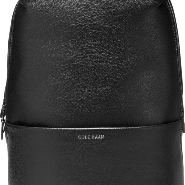 Mochila Cole Haan Triboro F12122 para Hombre Color Negro con Compartimento para Laptop de 17 Pulgadas