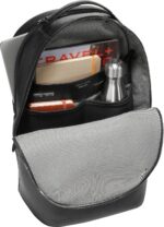 Mochila Cole Haan Triboro F12122 para Hombre Color Negro con Compartimento para Laptop de 17 Pulgadas