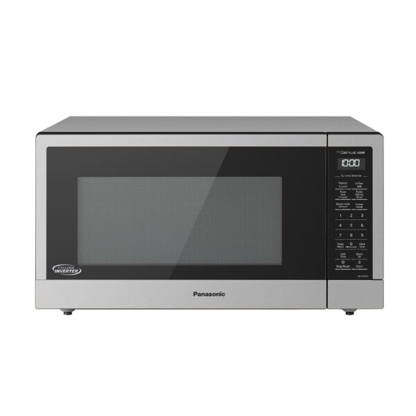 Panasonic NN-SN76LS Horno de microondas Inverter Ciclónico para encimera de 1.6 pies³, 1250W de potencia con cocinado po