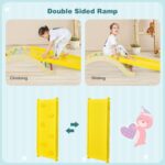 Escalador Montessori 3 en 1 Costzon GO-FWAM-04364 Madera de Abedul y Haya con Rampa y Escalera 45.5x19.5x15.5 Pulgadas C