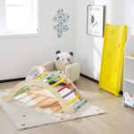 Escalador Montessori 3 en 1 Costzon GO-FWAM-04364 Madera de Abedul y Haya con Rampa y Escalera 45.5x19.5x15.5 Pulgadas C