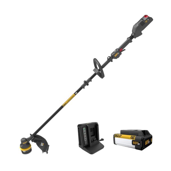 Cortadora de Hilo Caterpillar DG610 60V 15 Pulgadas Inalámbrica Sin Escobillas