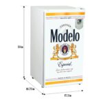 Refrigerador modelo – 3.2 pies cúbicos de capacidad, blanco, mini refrigerador para cocina, dormitorio, oficina, dormito