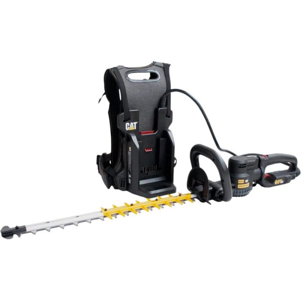 Recortadora de Setos Inalámbrica Cat DG620.9 60V 25 Pulgadas Mochila Sin Escobillas 2 Velocidades Solo Herramienta