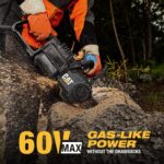 Motosierra Caterpillar DG631 60V 18 pulgadas sin escobillas con Batería y Cargador
