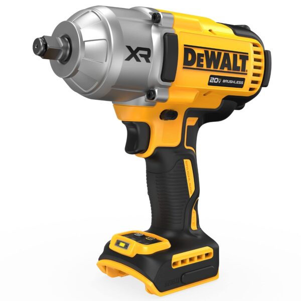 DEWALT Llave de impacto inalámbrica de 20 V MAX, pistola de impacto de 1/2, alto par de 4 velocidades con yunque de anil