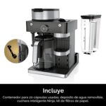 Ninja CFN601 - Sistema de café expreso, 3 estilos de café expreso, compatible con cápsulas de café de una sola porción y