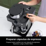 Ninja CFN601 - Sistema de café expreso, 3 estilos de café expreso, compatible con cápsulas de café de una sola porción y