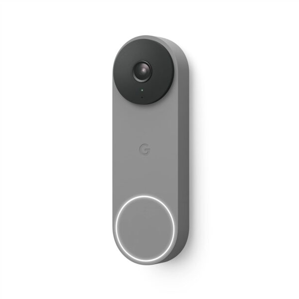Google Nest Doorbell - (Con cable, 2ª generación) - Cámara de timbre de video con cable - Cámara de seguridad para timbr