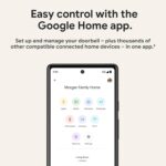 Google Nest Doorbell - (Con cable, 2ª generación) - Cámara de timbre de video con cable - Cámara de seguridad para timbr