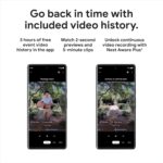 Google Nest Doorbell - (Con cable, 2ª generación) - Cámara de timbre de video con cable - Cámara de seguridad para timbr