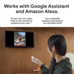 Google Nest Doorbell - (Con cable, 2ª generación) - Cámara de timbre de video con cable - Cámara de seguridad para timbr